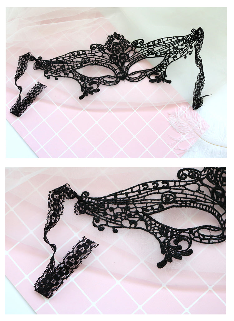 Black Lace Masquerade Mask